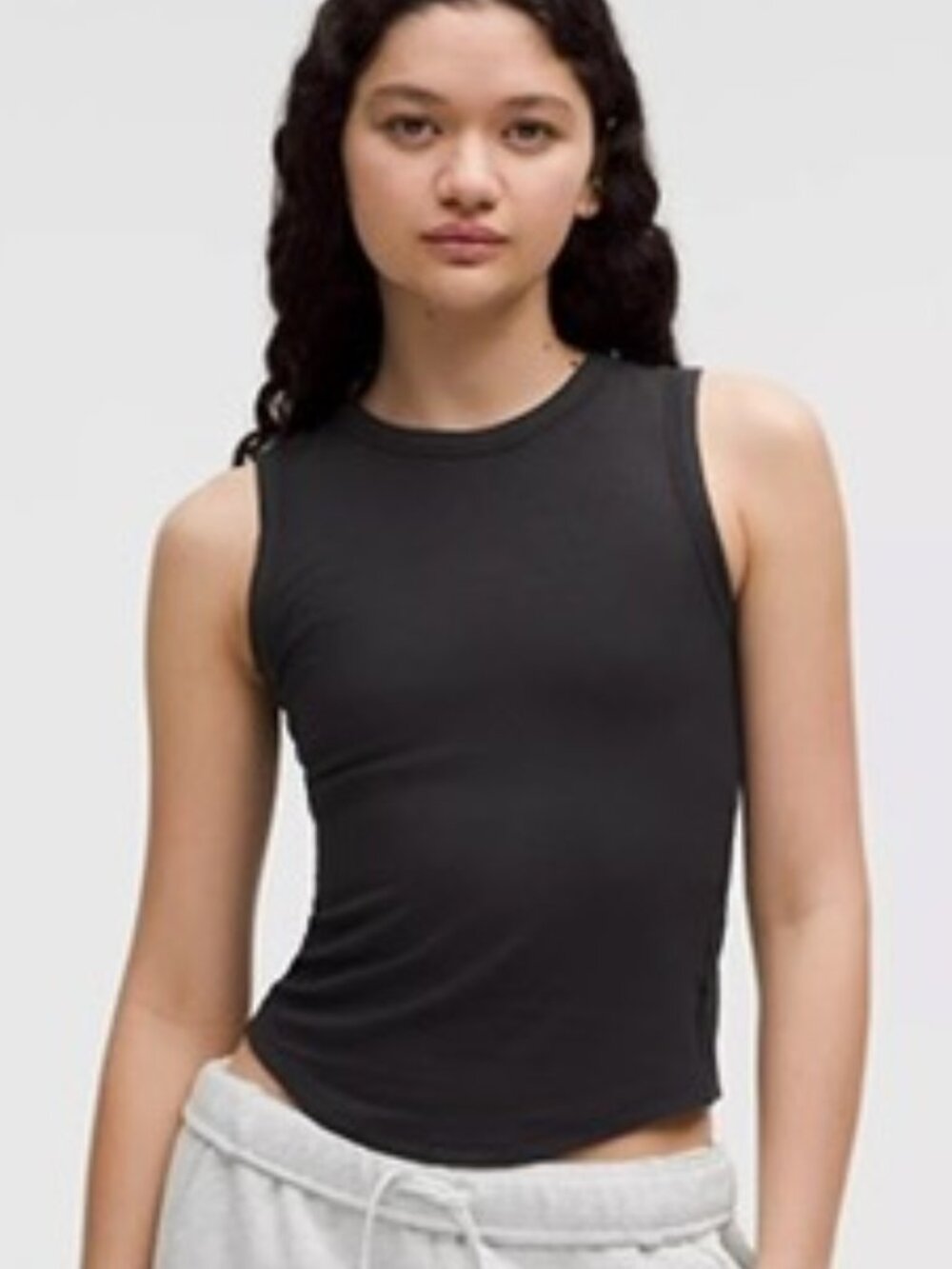 Lululemon Hold Tight Crewneck Tank Top. Size 4. Black.
